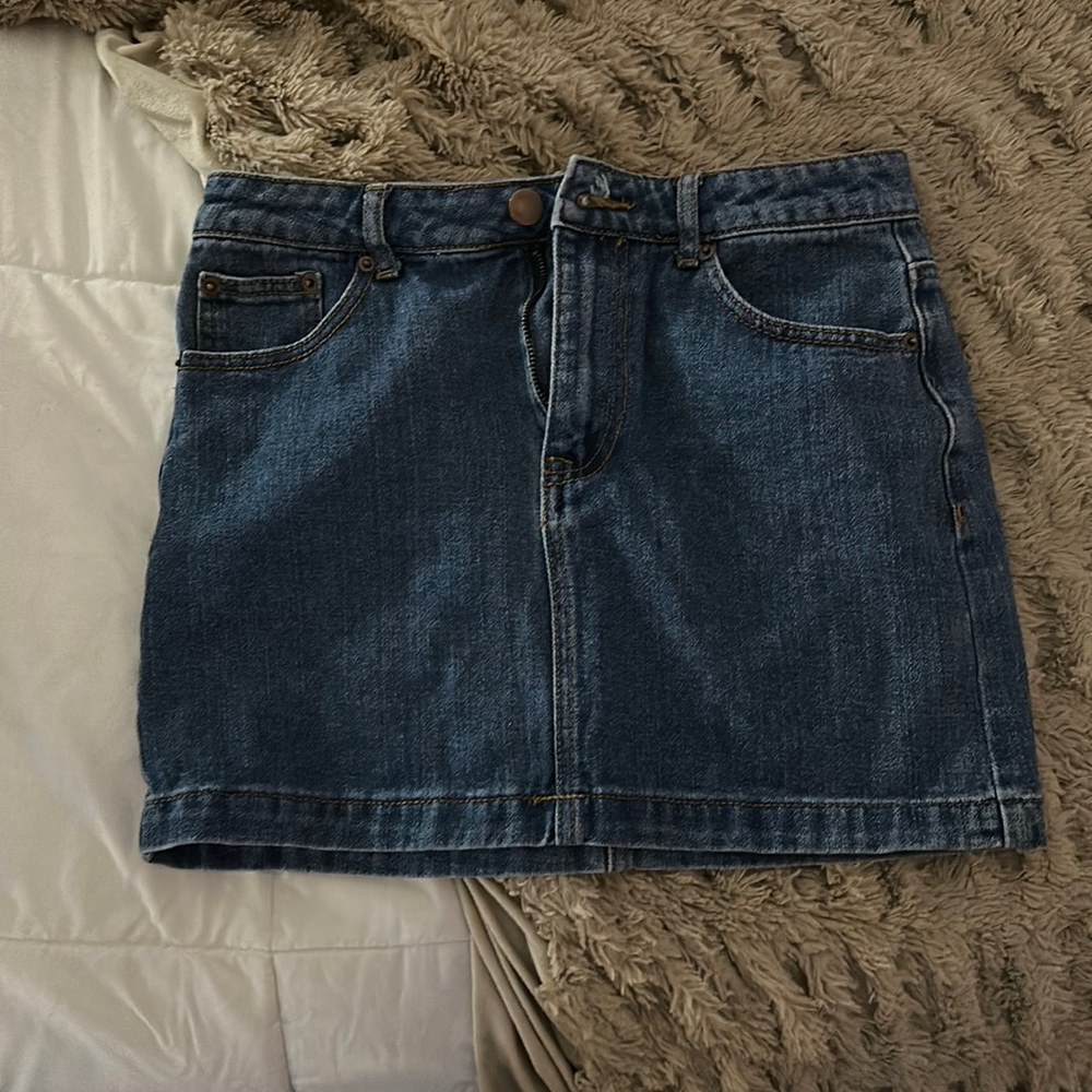 jean skirt